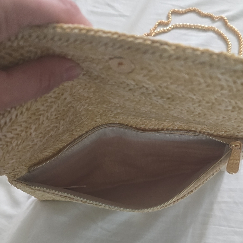 Dior Beige Woven Clutch Bag - Picture 4 of 9